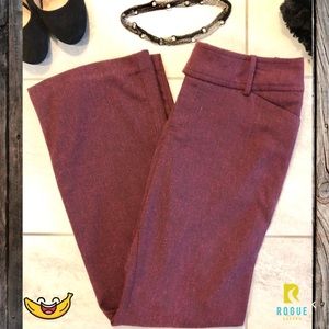 🥀Burgundy Maroon Tweed Dress Pant🥀